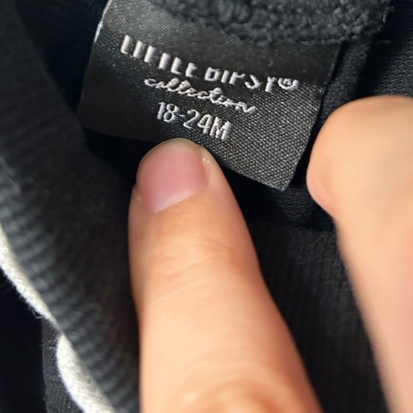 Little Bipsy Core collection black joggers. Size 18-24m. - Picture 4 of 4